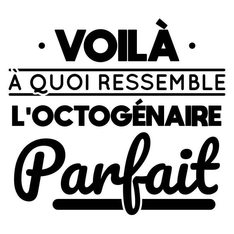 Anniversaire 80 ans - Octogénaire parfait