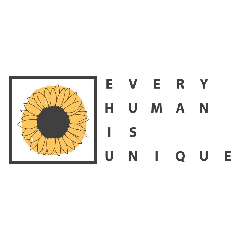 EVERY HUMAN IS UNIQUE design von Philipp Wolf