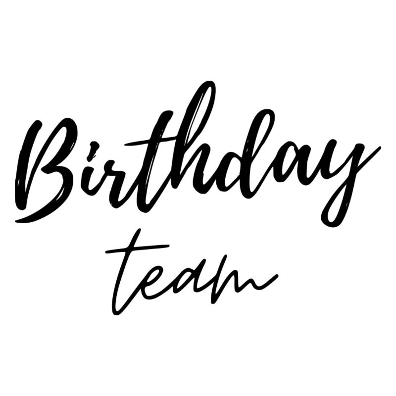 Équipe d’anniversaire