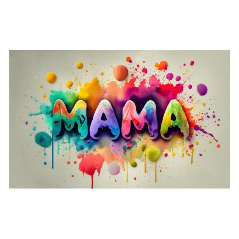 Mama bunt farbig