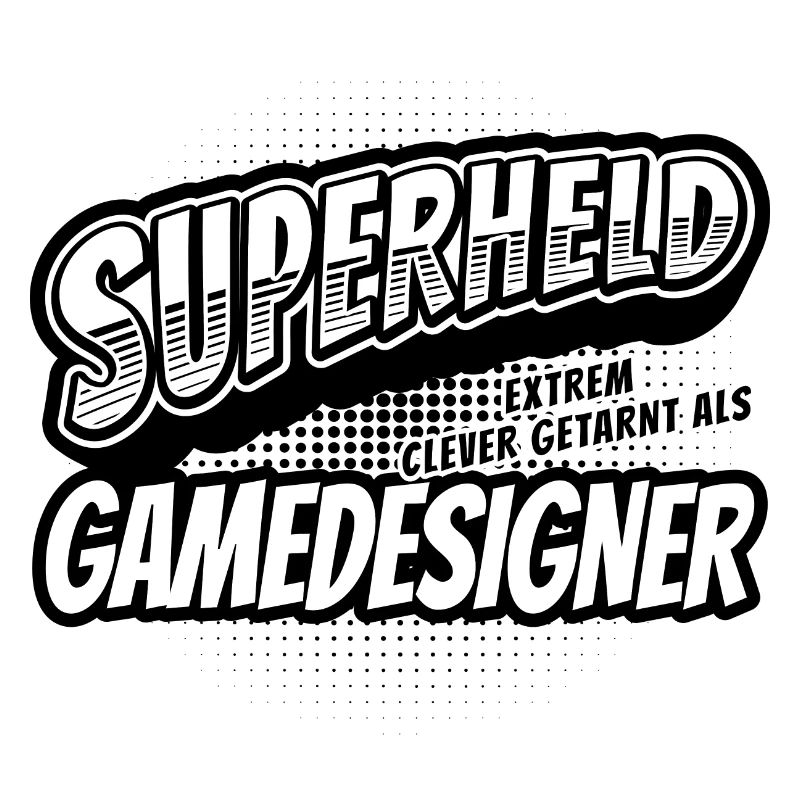 Superheld, clever getarnt als Gamedsigner