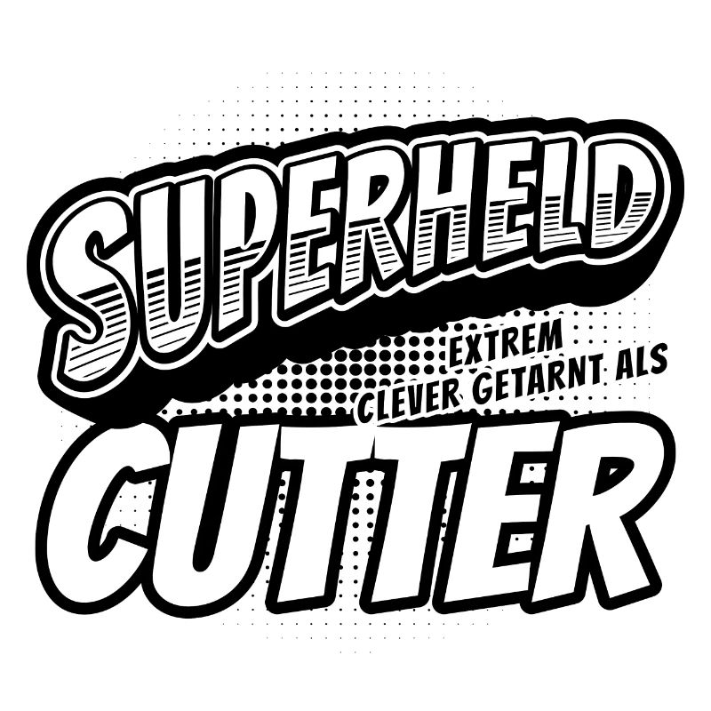 Superheld, clever getarnt als Cutter