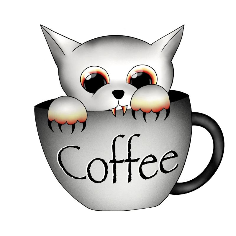 Café chat halloween