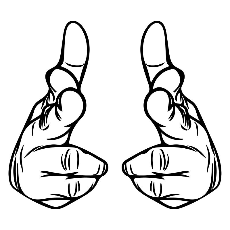 Hand Pistol - Finger Gun Vector