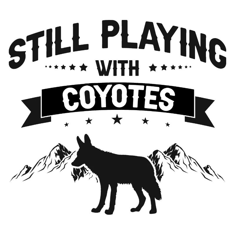 Conception de chasseur de coyote pour la chasse au coyote