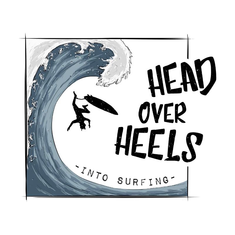 Head Over Heels Into Surfing Wave Surfing Irony