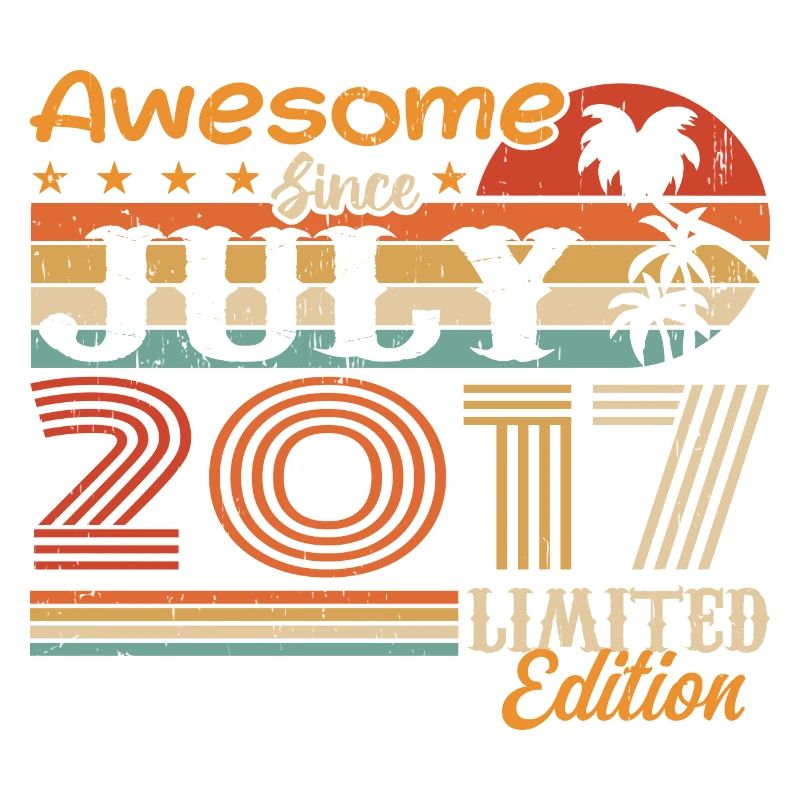 Juli 2017 Juli Geburtstagsgeschenk Juli 2017