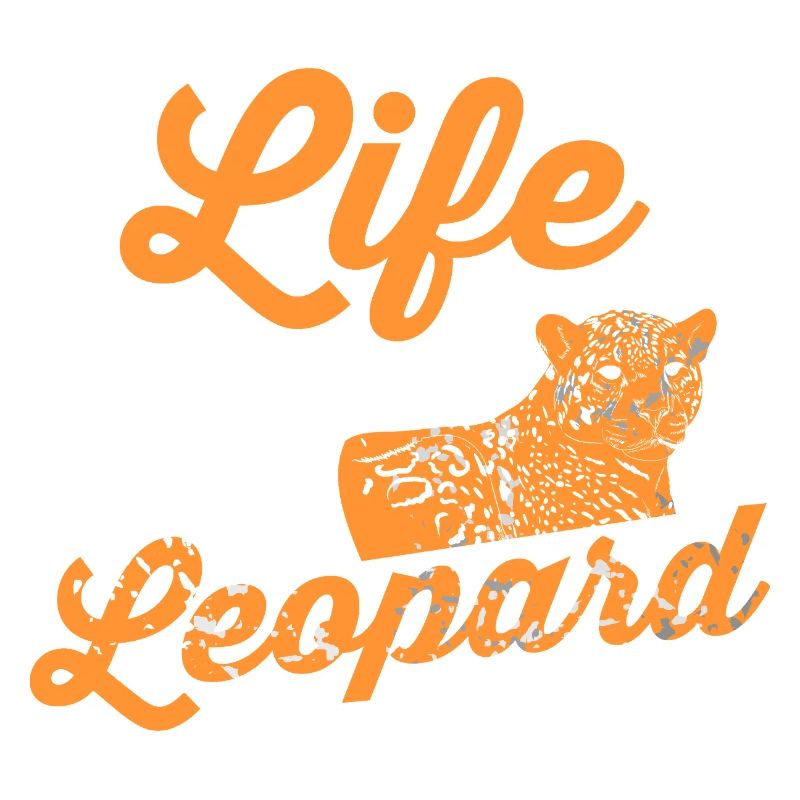 La vie est meilleure avec une citation de chat sauvage léopard