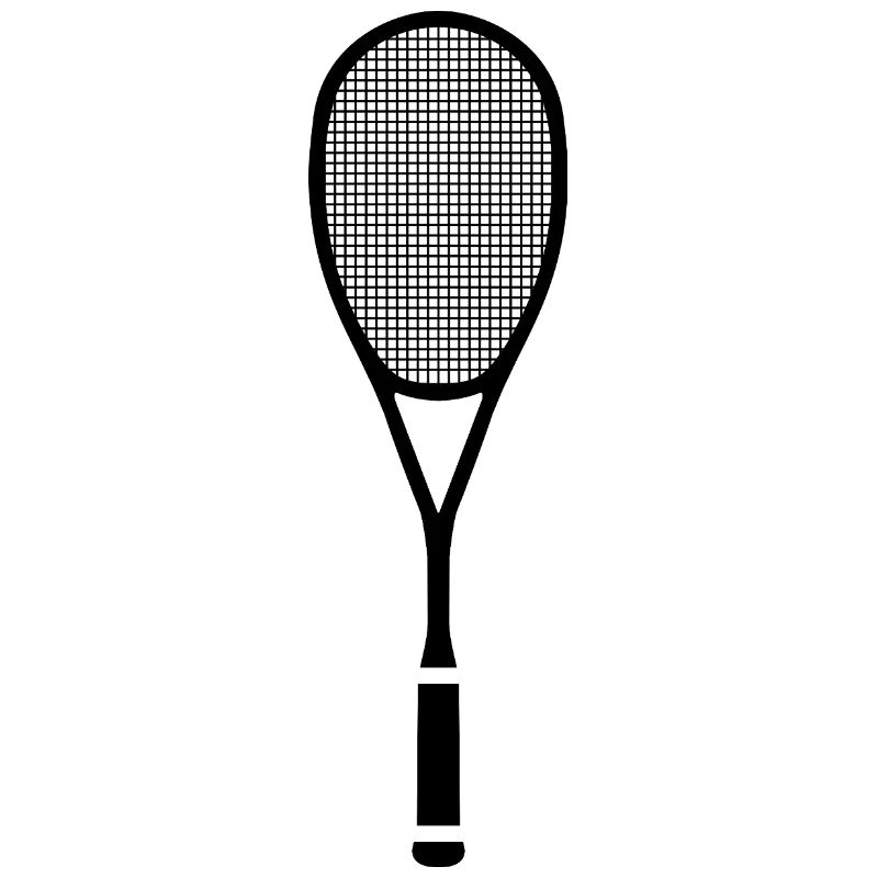 Raquette de squash divisée