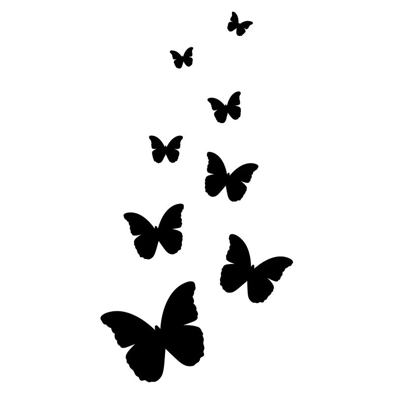 Papillons volant