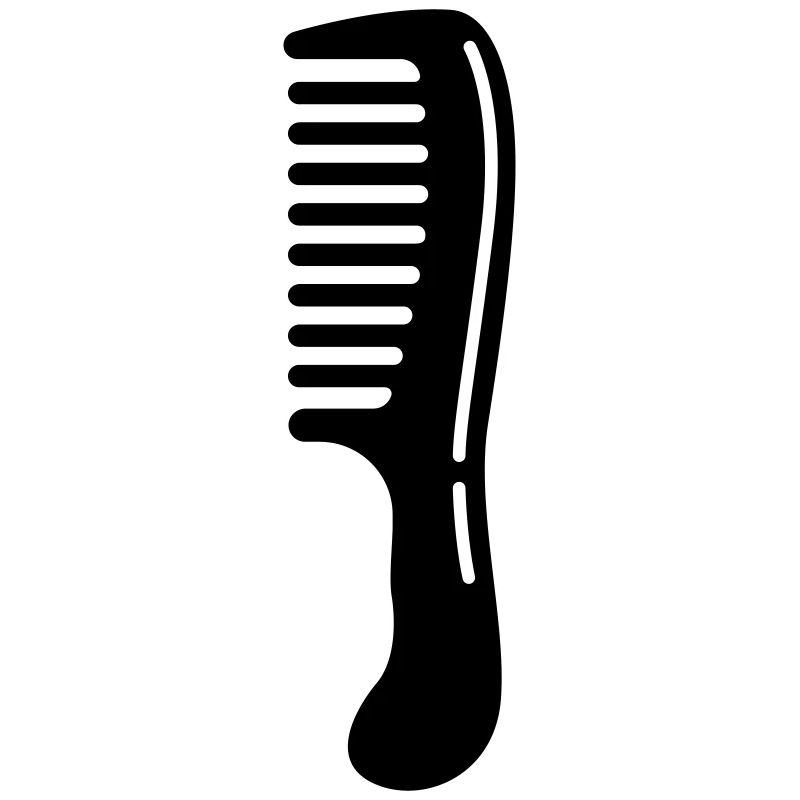 Icône de coiffeur peigne