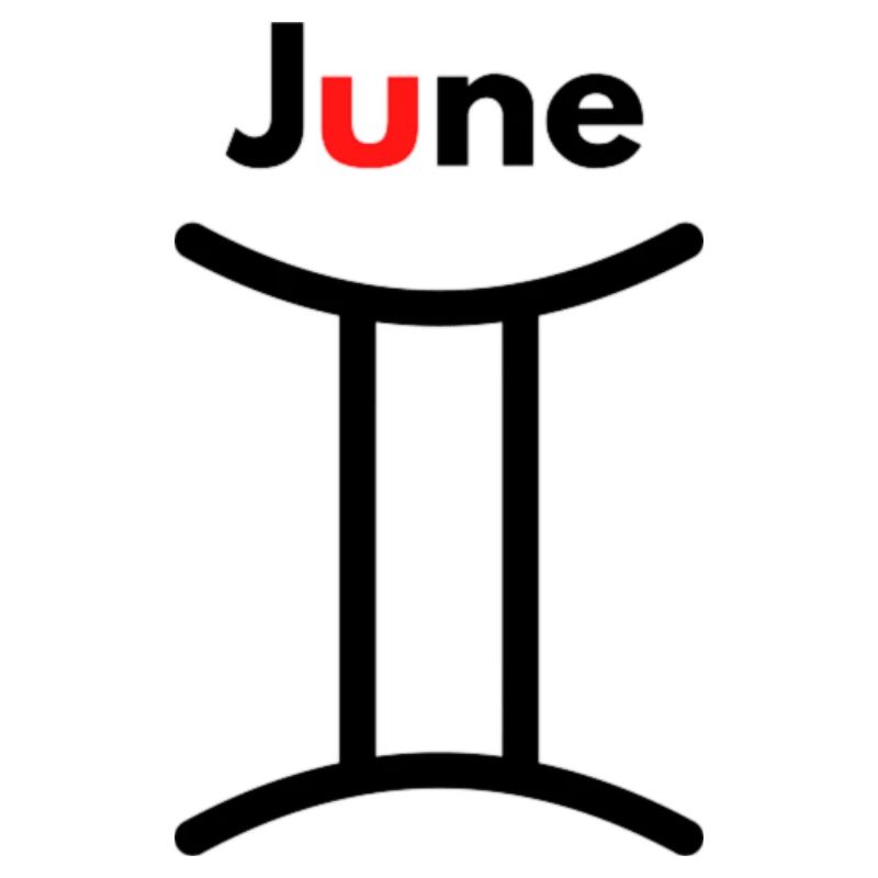 Mois avec son signe Astrologique Juin/Gémeaux