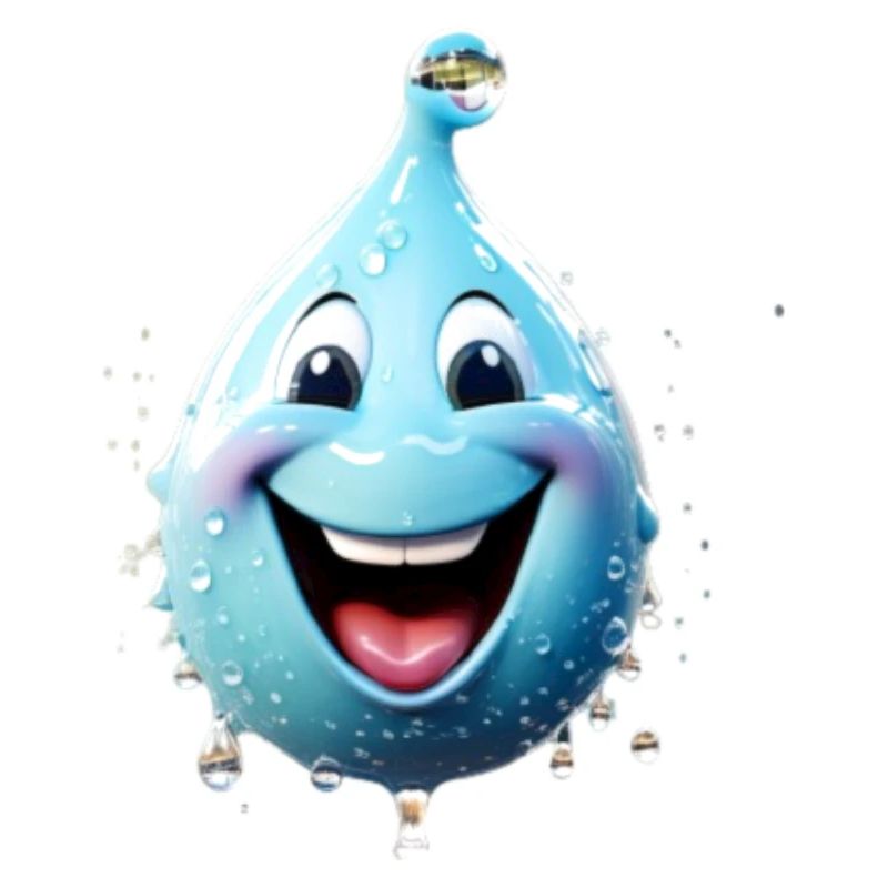 Der lachende Wassertropfen
