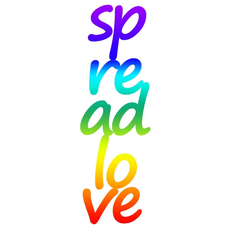 spreadlove - Cadeau des couleurs de conception des chakras