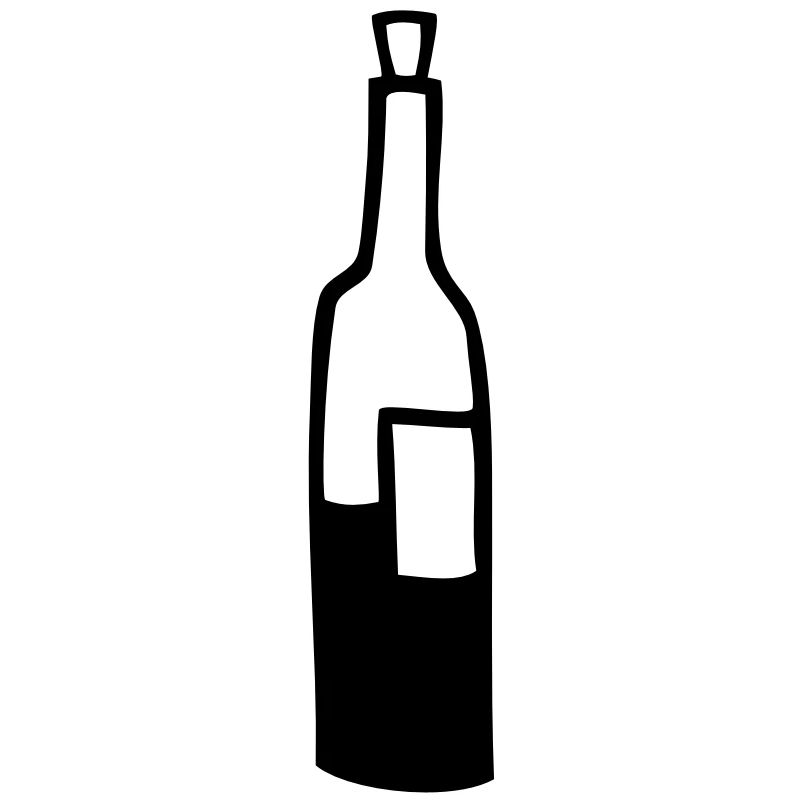 flasche halb voll