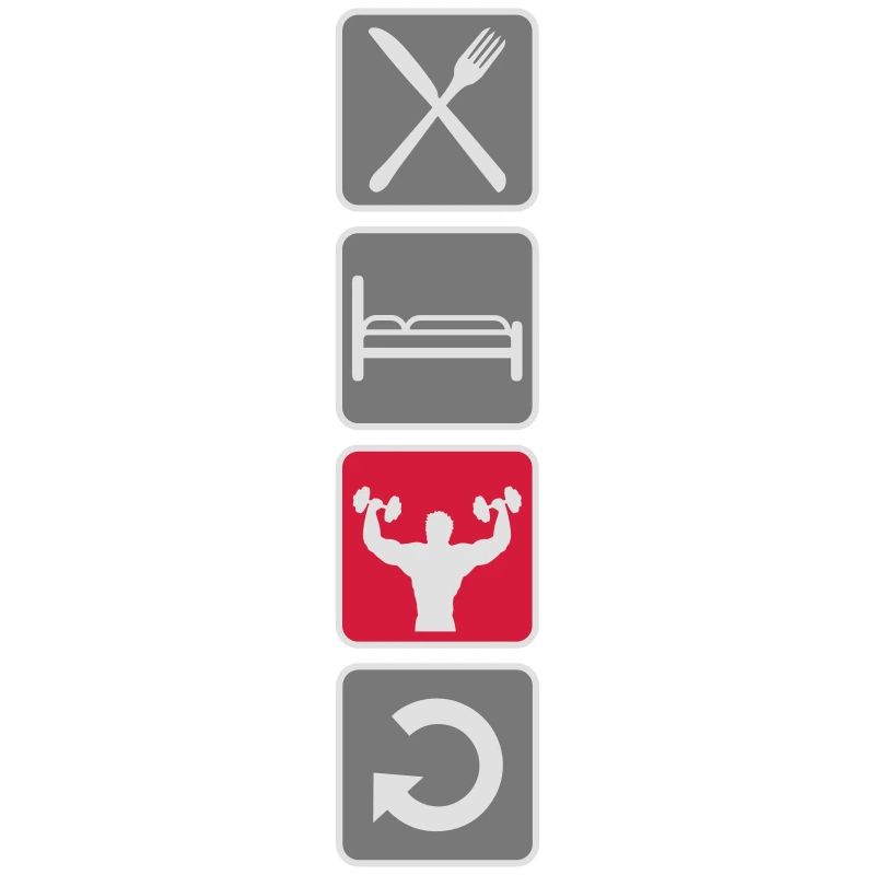 vertical logo eat sleep train repeat repeat sleep