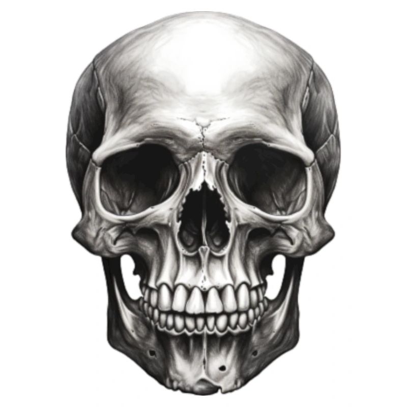 Totenkopf Handgezeichnet