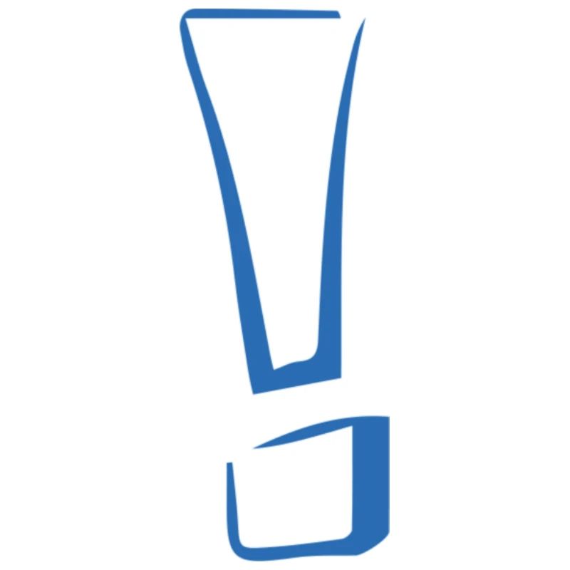 Exclamation mark blue