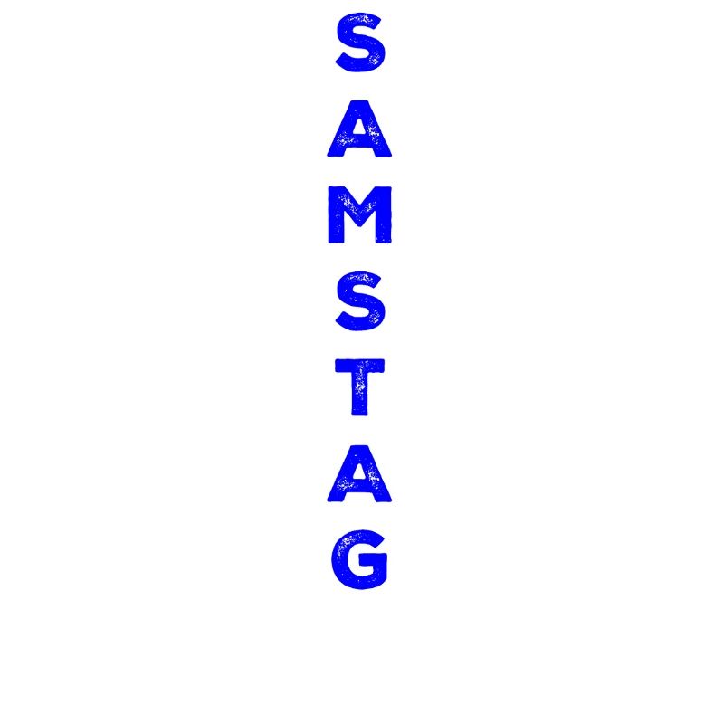 Samedi - bleu