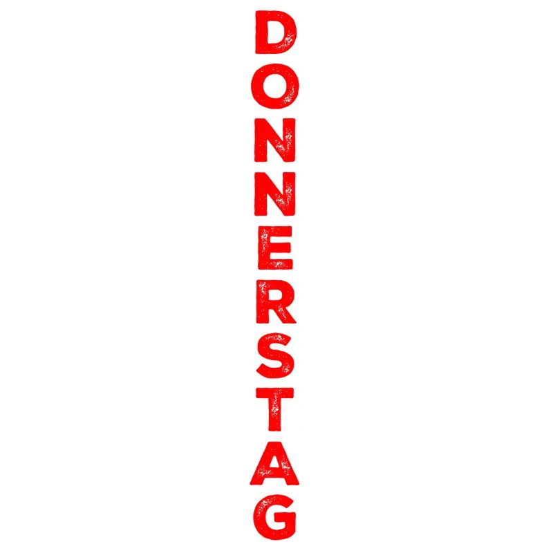 Donnerstag - rot