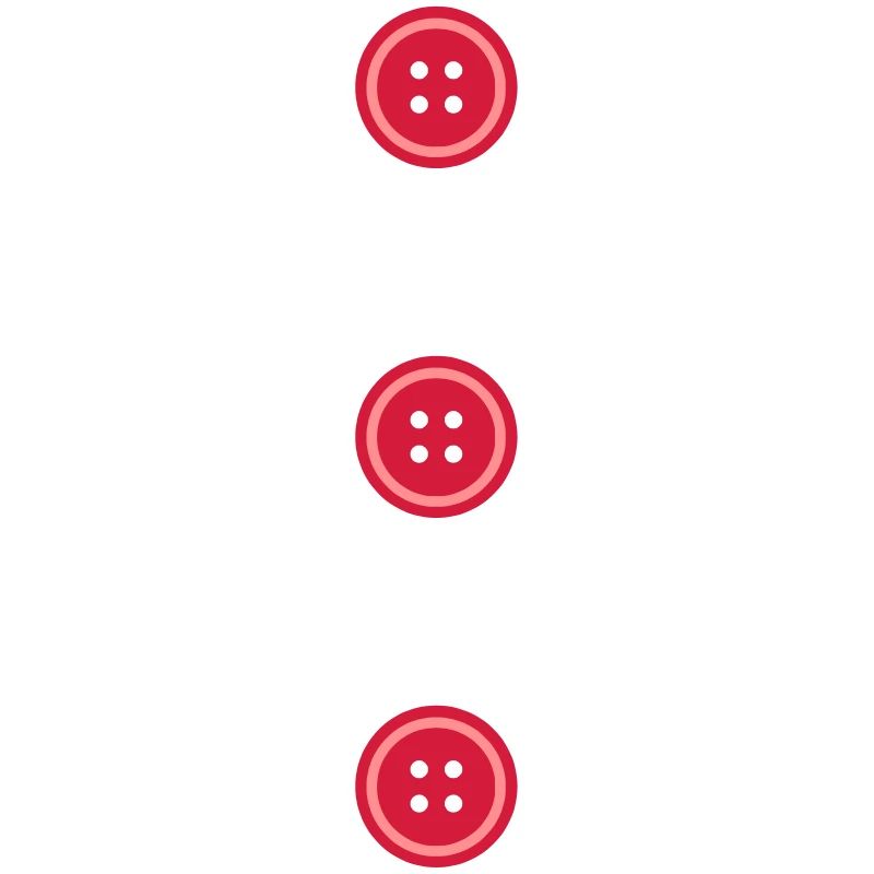 Rangée de boutons composée de trois boutons