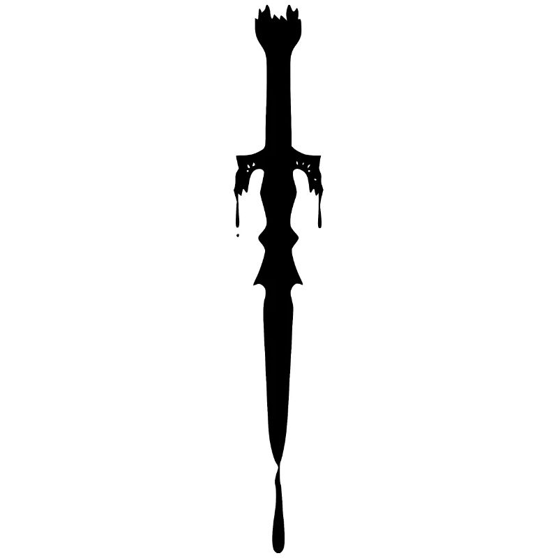 Bloody dagger