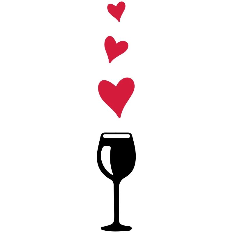 weinglas herz liebe symbol