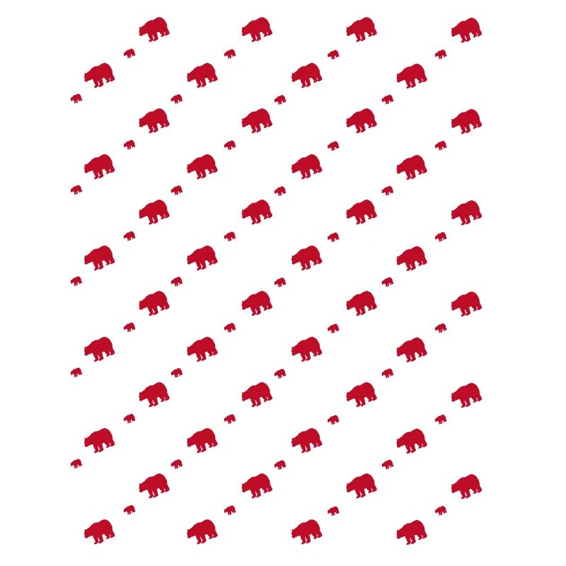 Rouge et ours blanc
