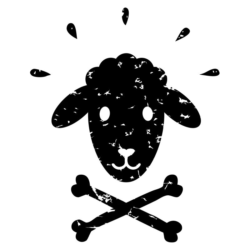 Jolly Roger Sheep – Black Sheep – Mäh!