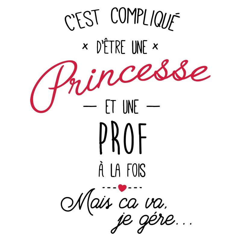 princesse et prof