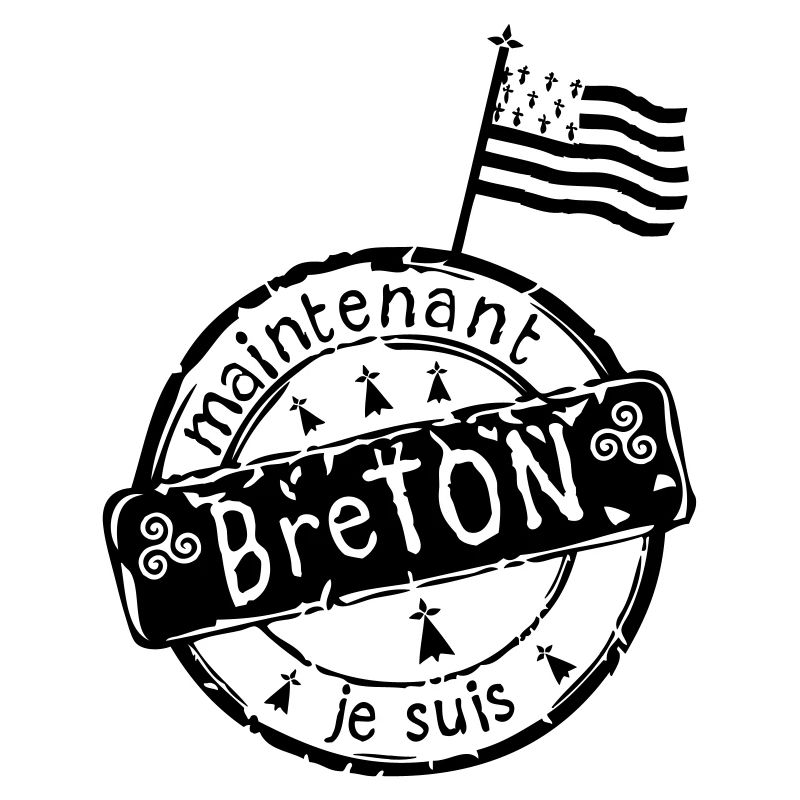logo je suis breton maintenant drapeau