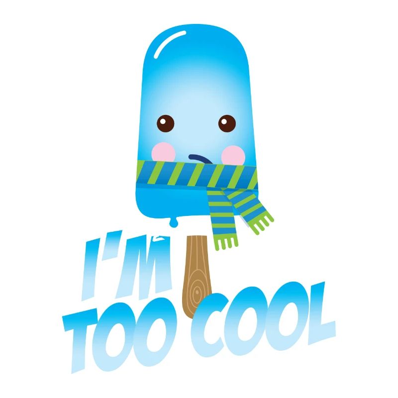 Drôle de cool sort mignon crème glacée en été