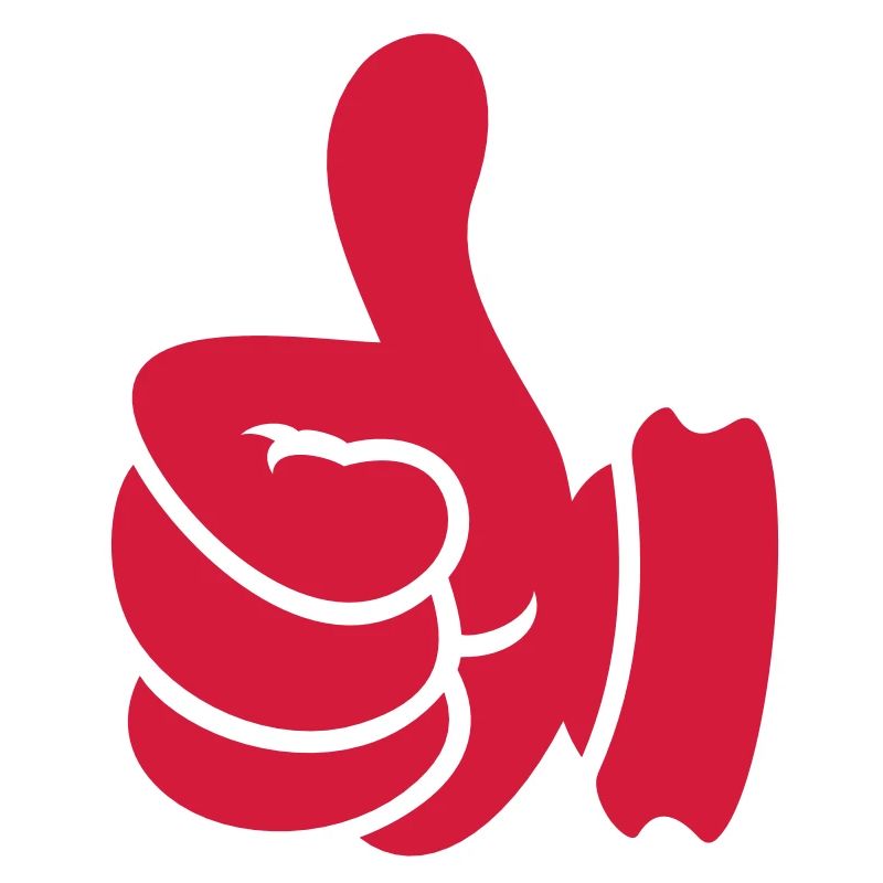 Daumen hoch / thumbs up (1c)
