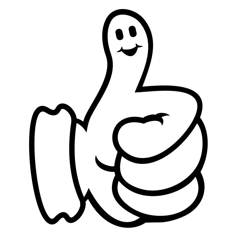 Smiley - pouces vers le haut / pouces vers le haut