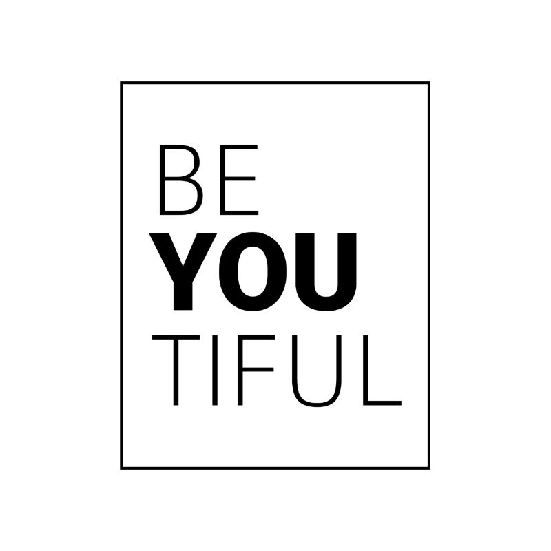 Beyoutiful Be You Wort Schön Geschenkidee Coole