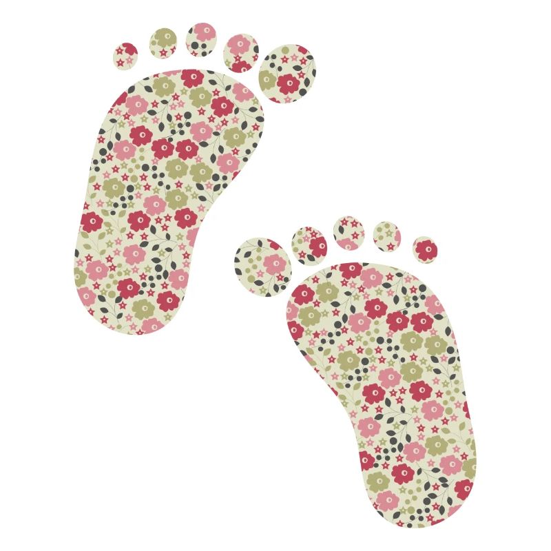 pink liberty footprints