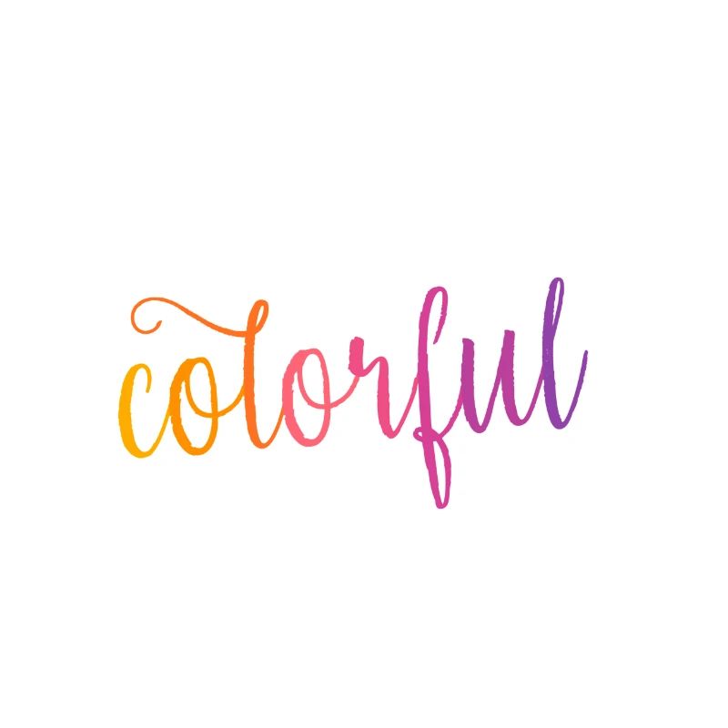 colorful