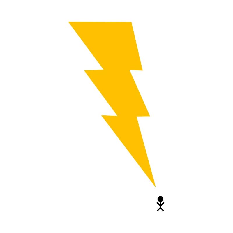 Thunderstorm - Lightning - Lightning - Stick Figure 1