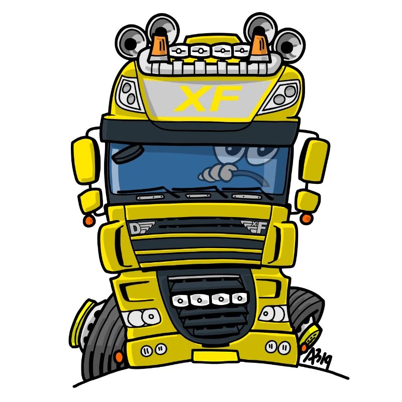 0793 D camion jaune
