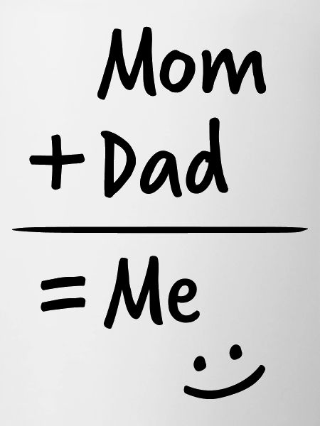 mom dad me