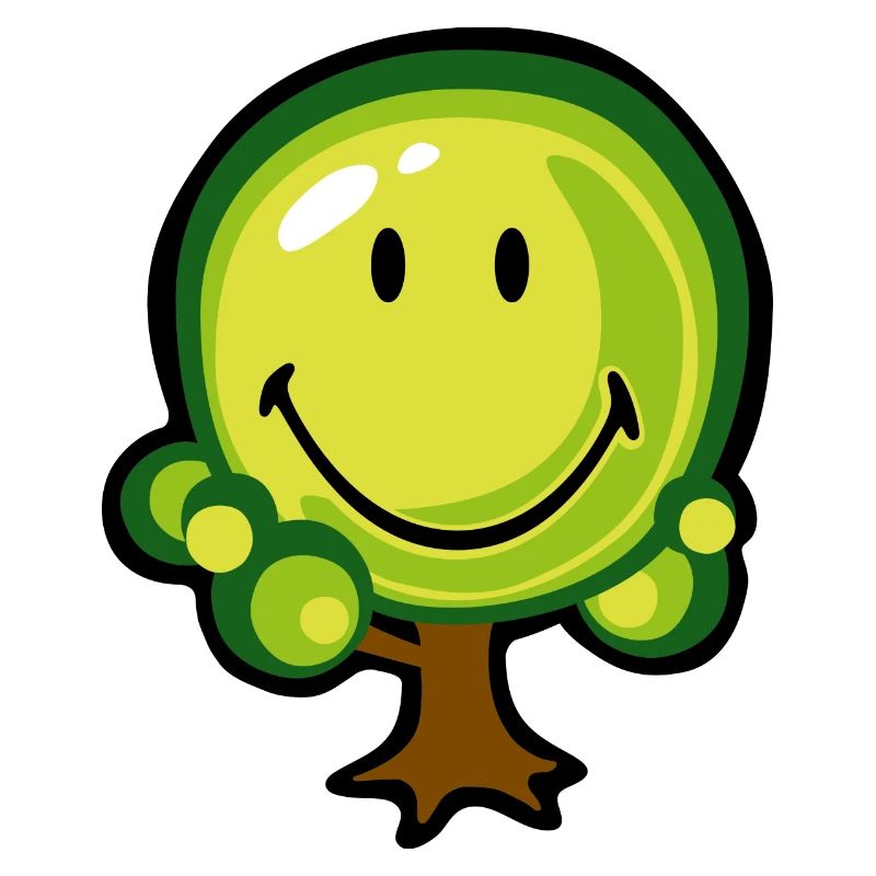 Smiley Oak Tree