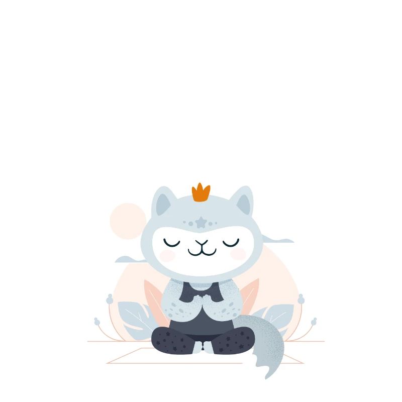 Gardez le calme chat