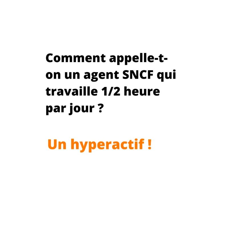 Comment appelle-t-on un agent SNCF qui...