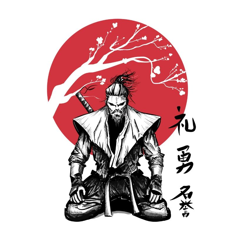 Samurai Bushido Ronin Ninja Respect Honor Courage