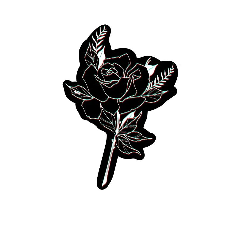 Rose sticker
