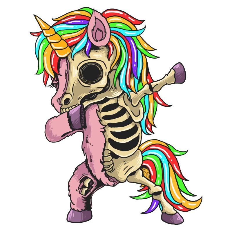 Zombie Einhorn Dabbing