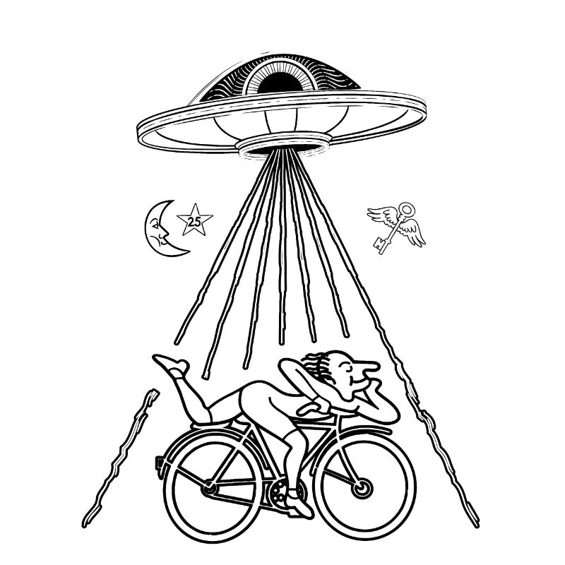 Albert Hofmann von einem Alien DMT entführt