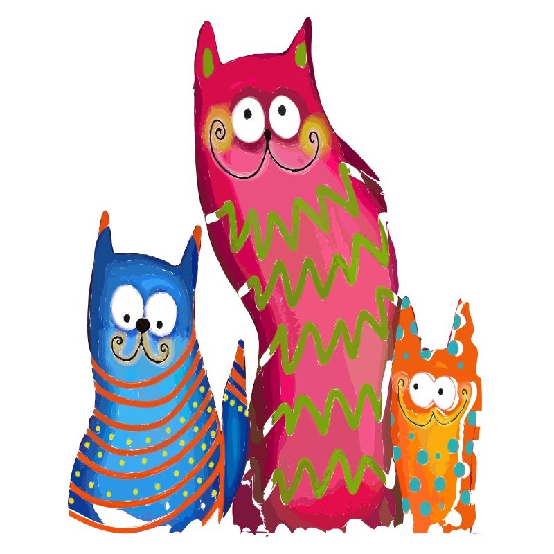 Witzige Katzen