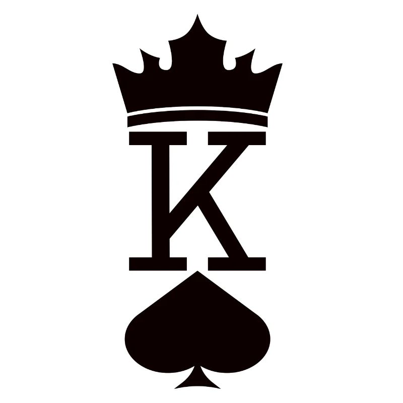king karten in groß - valentinstag