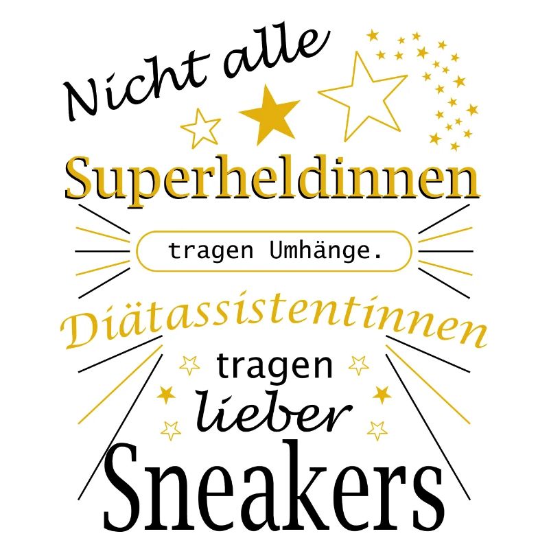 Diätassistentin Superheldin Ernährung Beruf